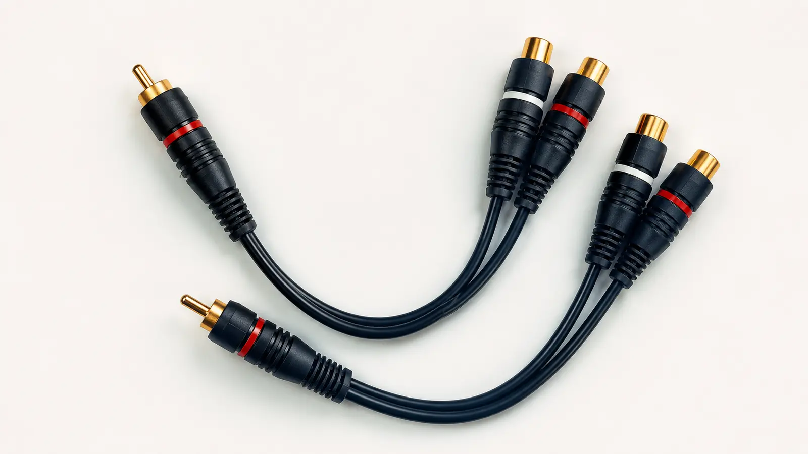 Комплект из двух RCA-разветвителей Brelor MAGIC10002 после обработки фотографии